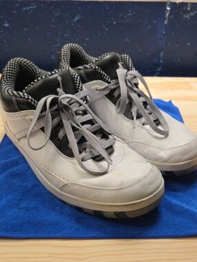 Jordan Ol' School Low - White/Black Stealth - Men's Shoes (Size 12)